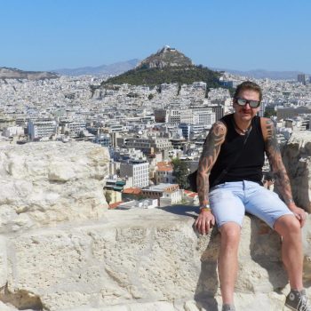 bovenop de Akropolis